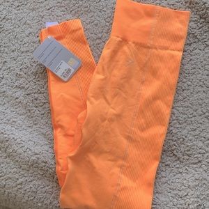 Orange Gymshark Leggings